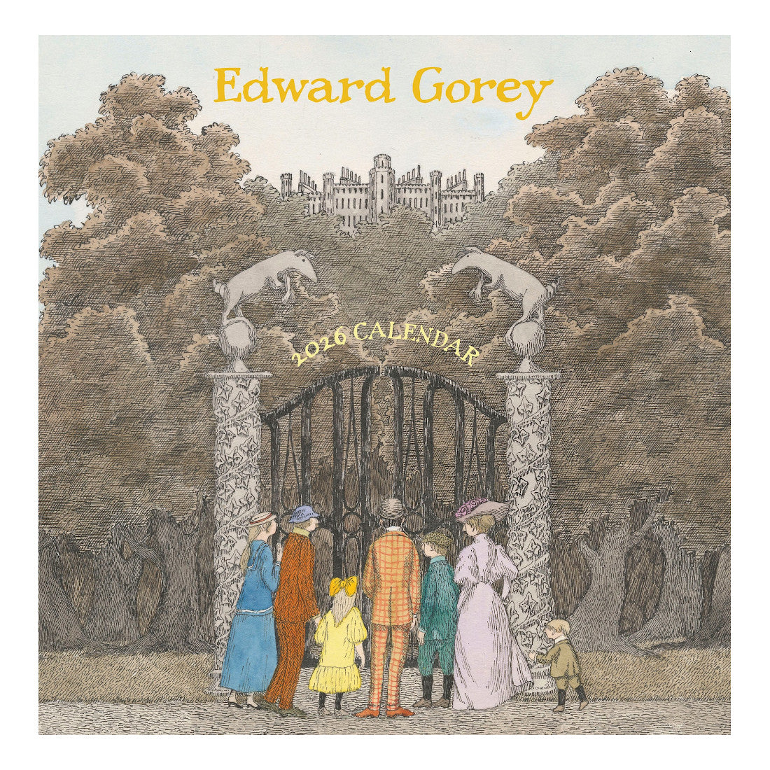 2026 Edward Gorey Wall Calendar