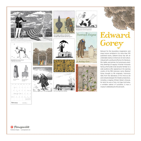 2026 Edward Gorey Wall Calendar