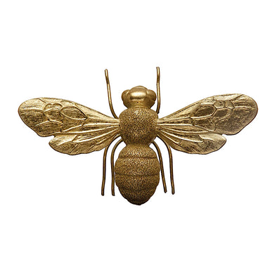 Gold Finish Resin Bee