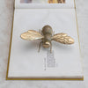 Gold Finish Resin Bee