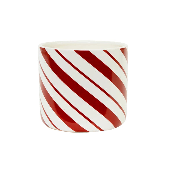 Candy Cane Christmas Pot