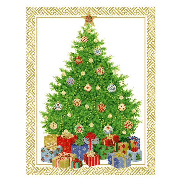 Janine Moore Christmas Tree Boxed Holiday Notecards