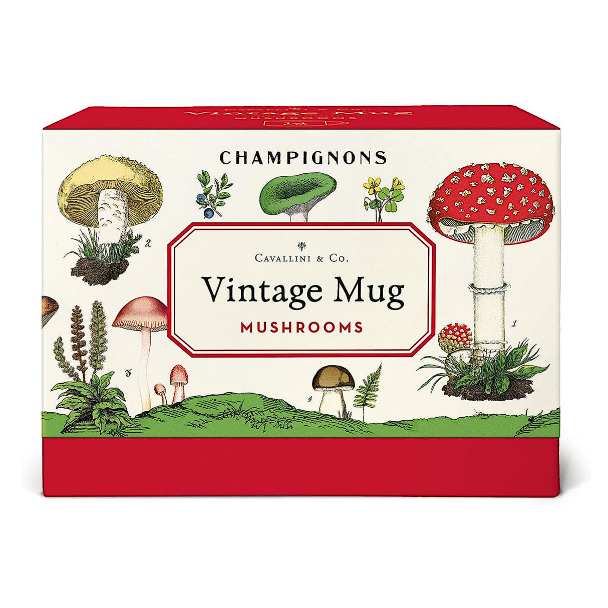 Vintage Mushrooms Mug