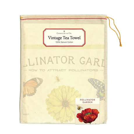 Pollinator Garden Tea Towel