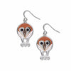 Charley Harper Barn Owl Earrings