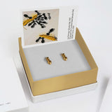 Dalí Ant Stud Earrings - Gold