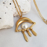 Dalí Melting Eye Necklace