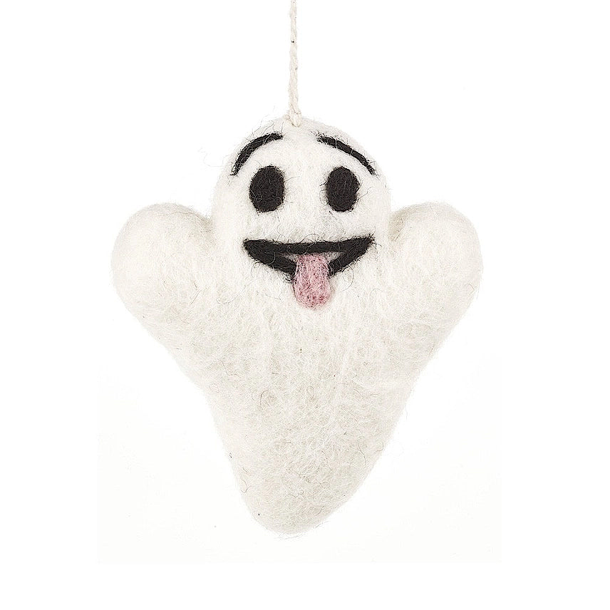 Buster the Ghost Felted Ornament
