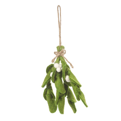 Felt Mistletoe Ornament