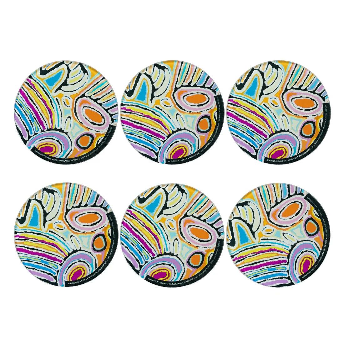 Mina Mina Jukurrpa Coaster Set