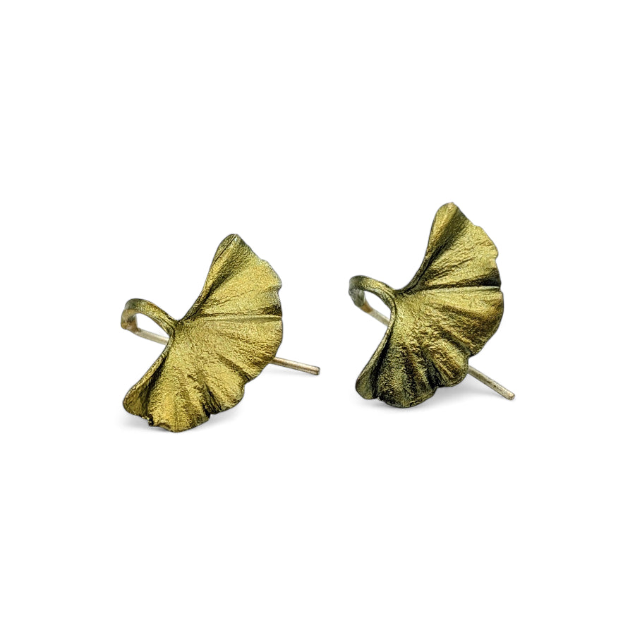 Ginkgo Wire Earrings