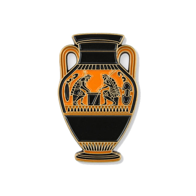 Achilles and Ajax Enamel Pin