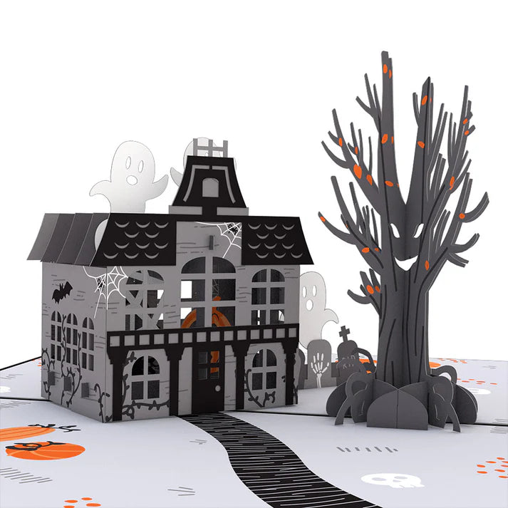 Haunted House Pop-Up Card