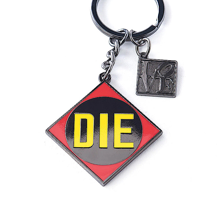 Robert Indiana 'Eat/Die' Keychain