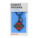 Robert Indiana 'Eat/Die' Keychain