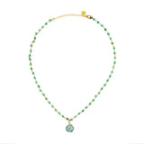 Chalcedony Pendant Necklace