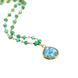 Chalcedony Pendant Necklace