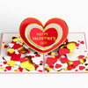 Sending Love Valentine's Day Pop-Up Card