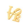 Robert Indiana 'LOVE' Lapel Pin - Gold