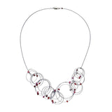 Garnet Vertigo Necklace