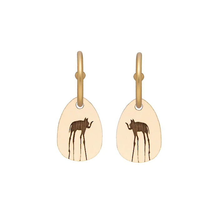 Surrealist Elephant Earrings