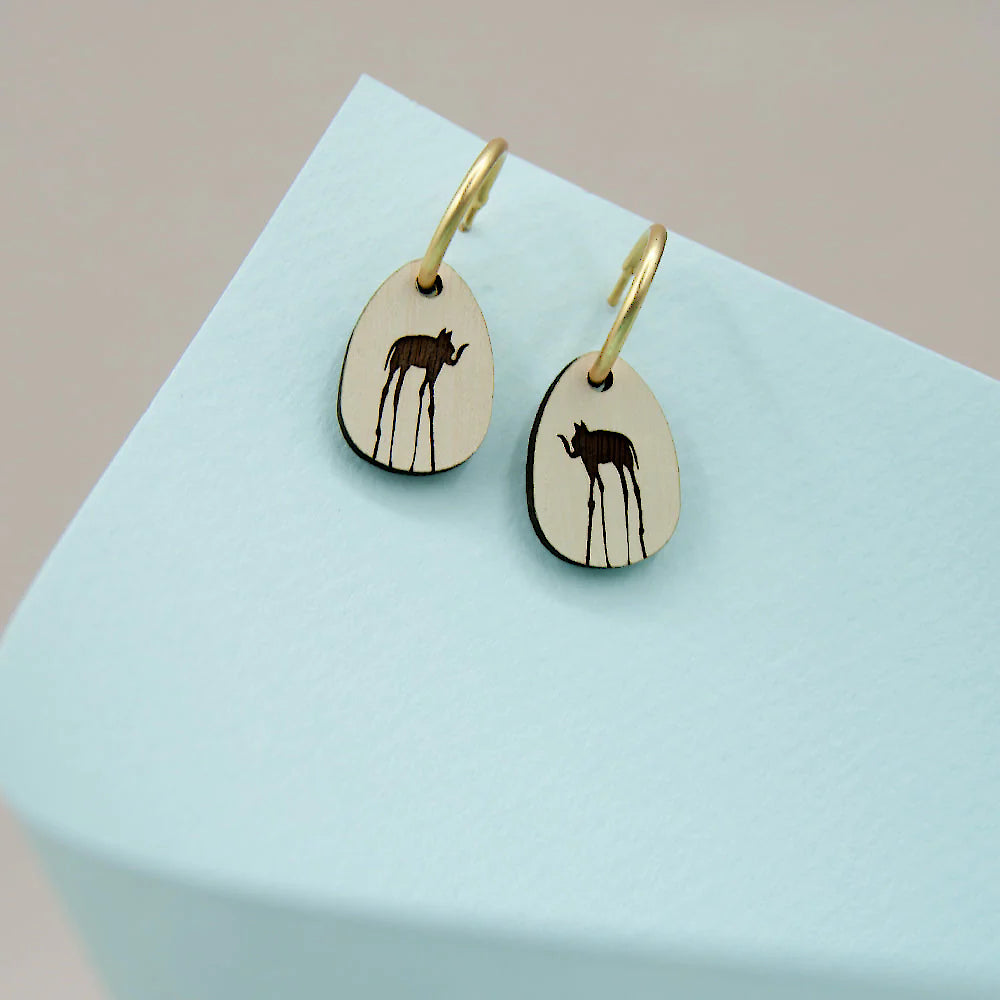 Surrealist Elephant Earrings