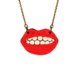 Red Lips Necklace