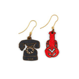 Lobster & Phone Earrings