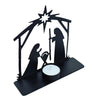 Metal Nativity Tea Light Holder