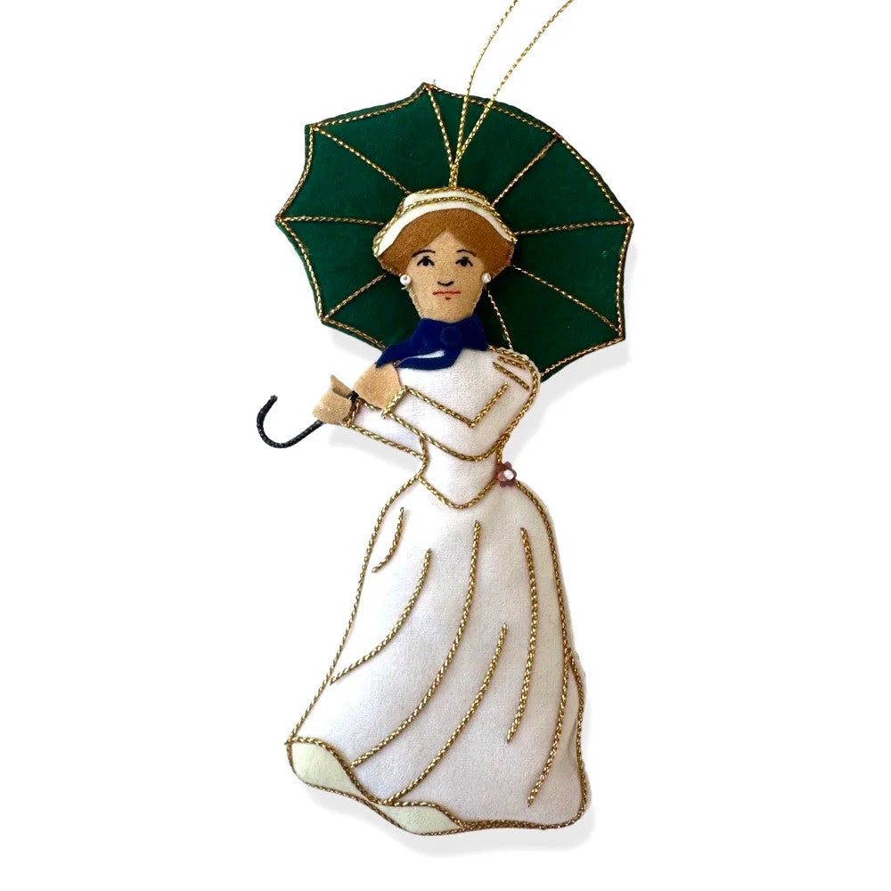 Monet's Wife Embroidered Ornament
