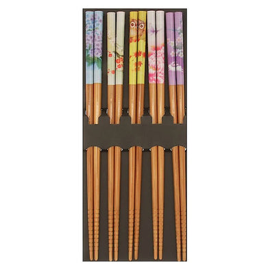 Garden Seasons Bamboo Chopsticks Set