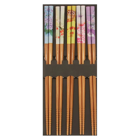 Garden Seasons Bamboo Chopsticks Set