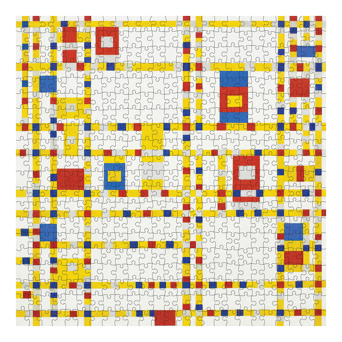 Piet Mondrian: Broadway Boogie Woogie Puzzle – The Museum & Garden