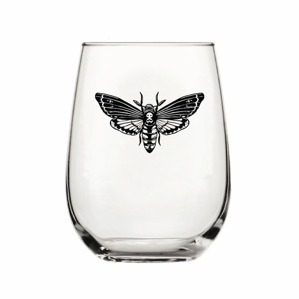 Moth Stemless Wine Glass