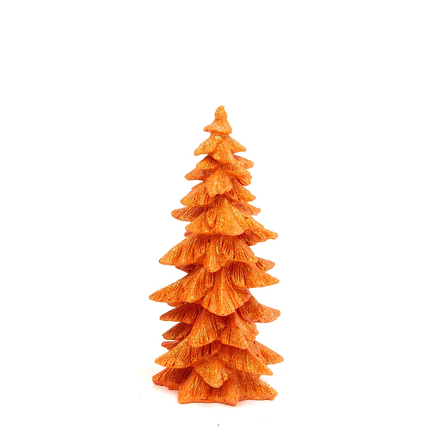 Orange Glitter Tree