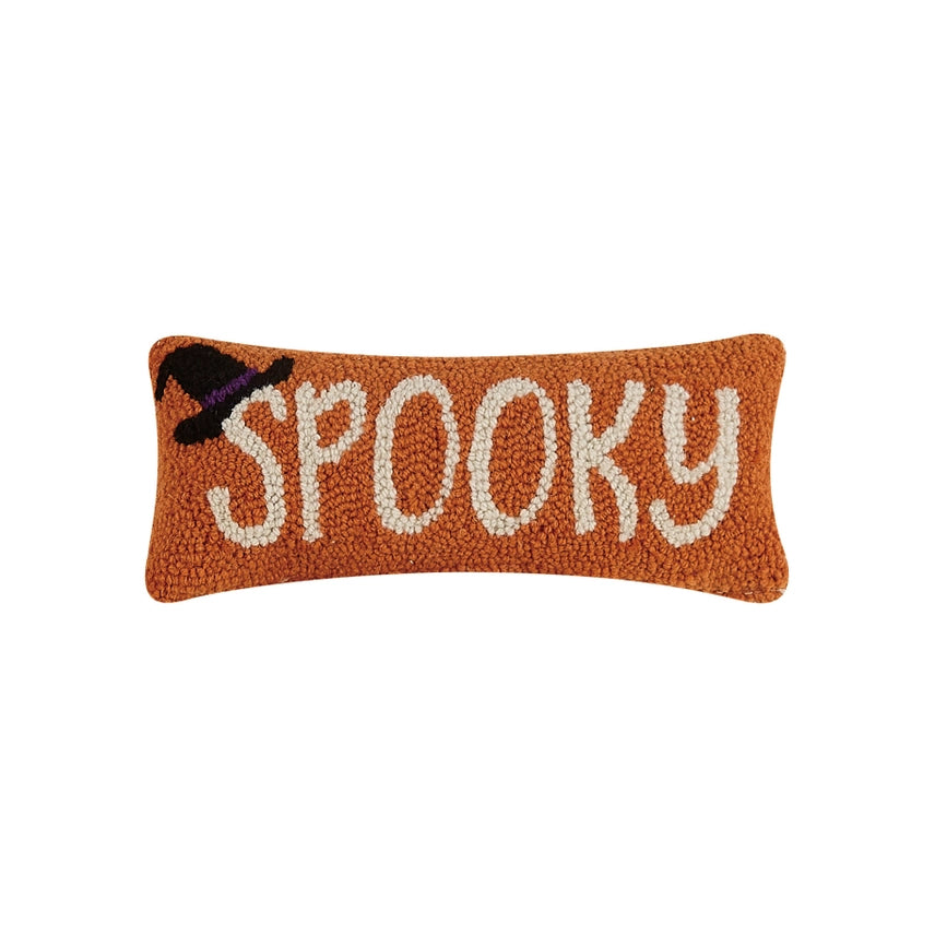 Spooky Hooked Pillow