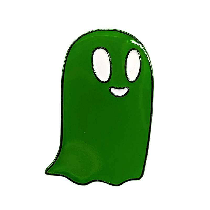 Newfields Glow Ghost Enamel Pin