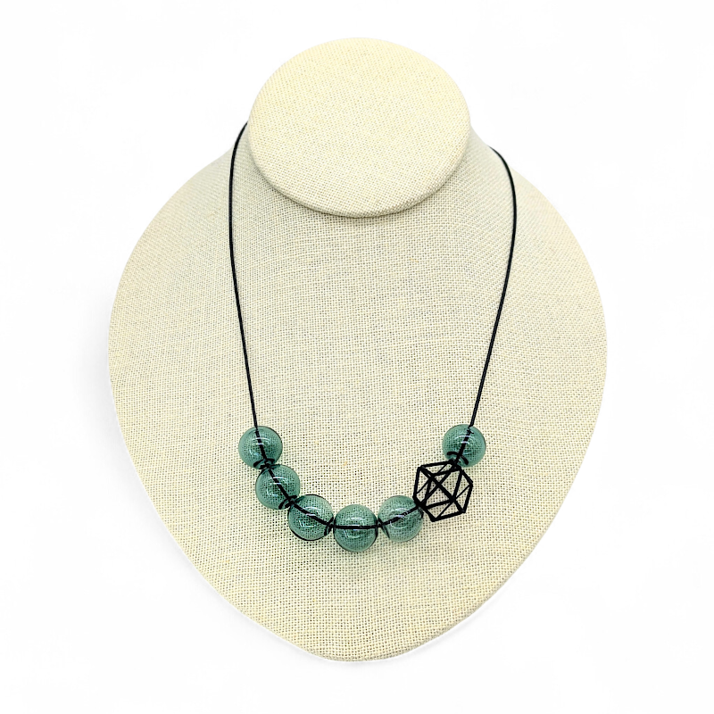 Aqua Hex Hex Necklace