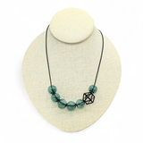 Aqua Hex Hex Necklace