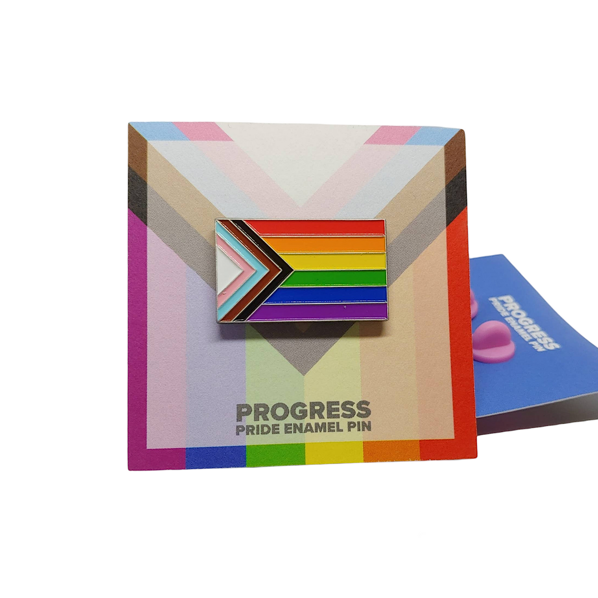 Progress Pride Enamel Pin by Daniel Quasar