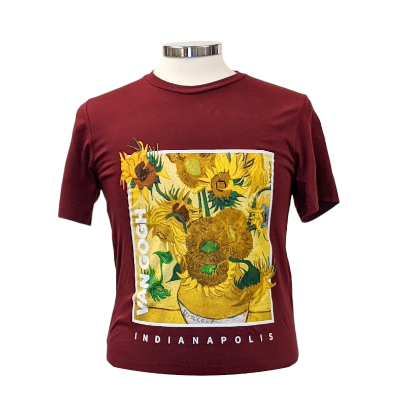 Van Gogh Indianapolis Sunflowers T-Shirt — Unisex