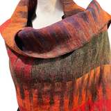 Morocco Red Reversible Shawl