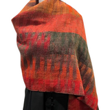 Morocco Red Reversible Shawl