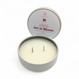 LINNEA Art In Bloom Travel Candle