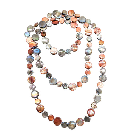 Single Strand Mother of Pearl Necklaces