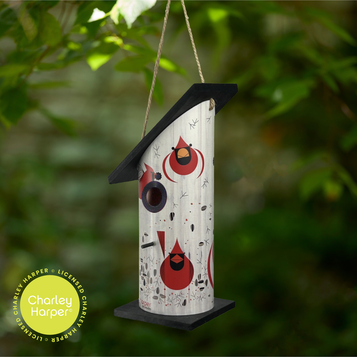 Harper 'Cardinal With Seeds' Birdhouse