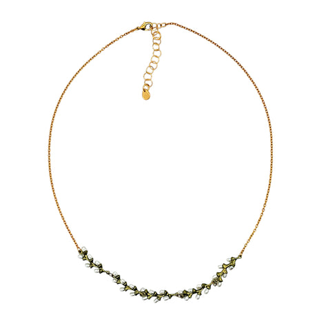 Branched Rice Pearl Necklace