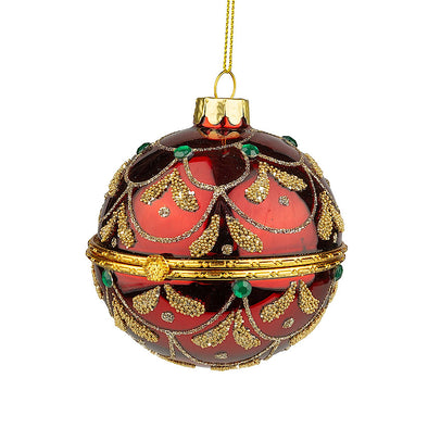 Burgundy Trinket Holder Ornament