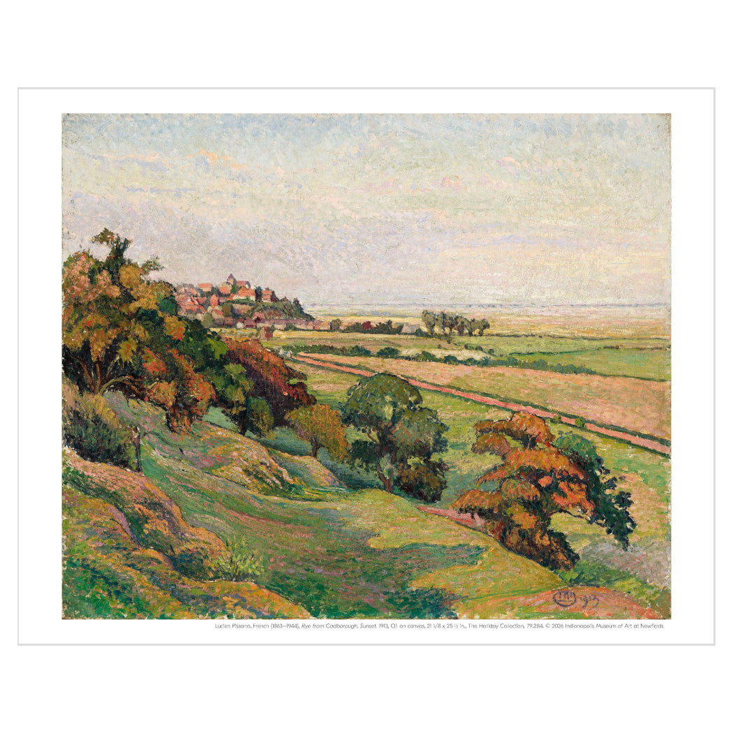 Pissarro 'Rye from Cadborough, Sunset' Print
