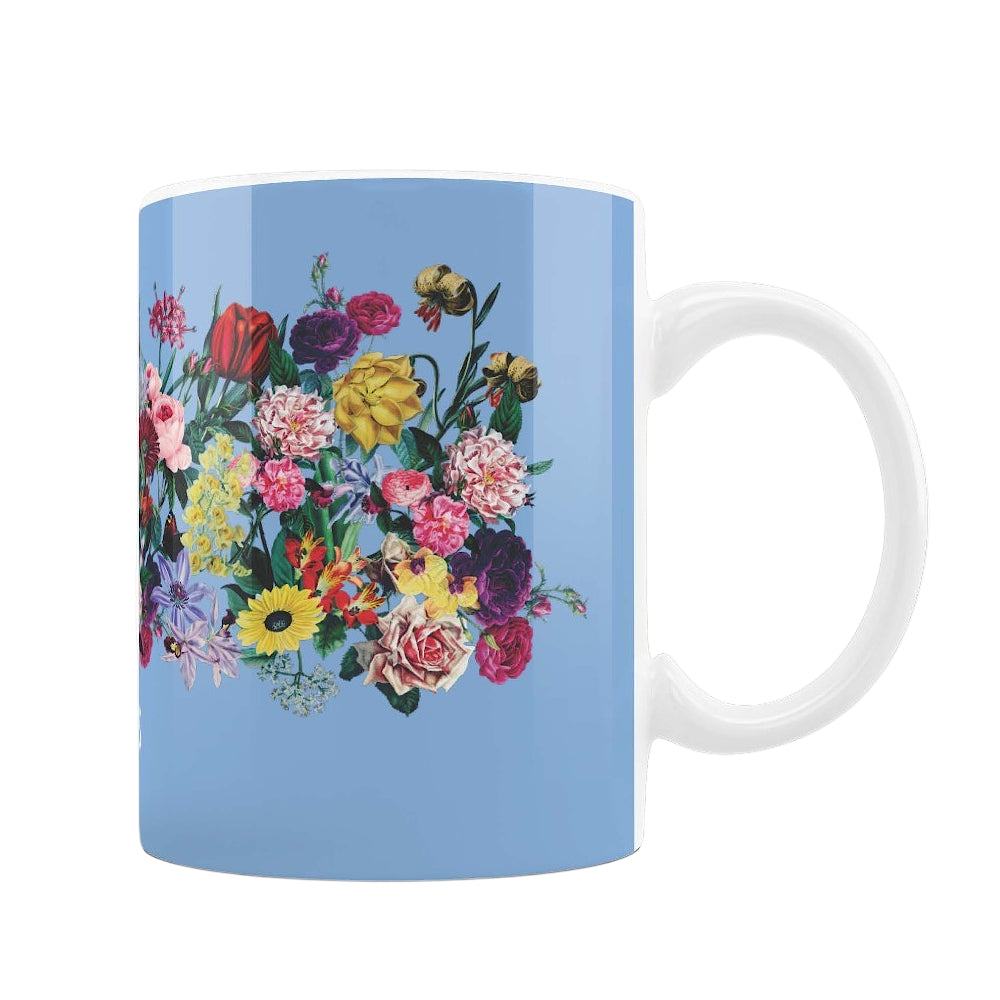 Newfields Flowers Mug - Blue